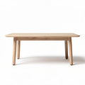 Table à manger en bois de chêne naturel dimensions 120 x 60 x 75cm