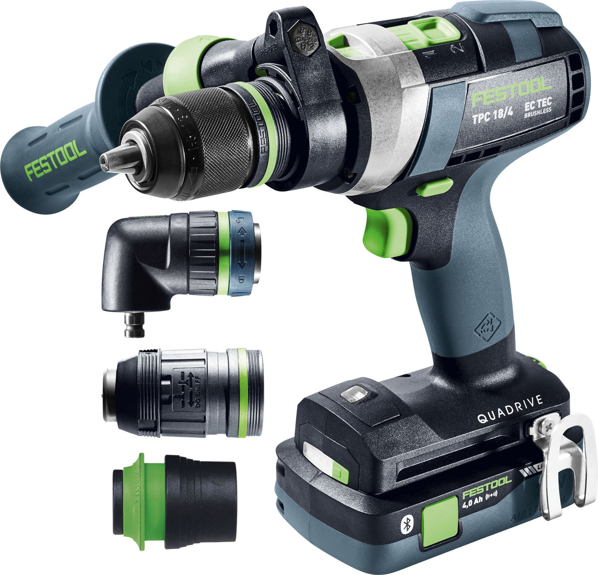 Perceuse-visseuse sans fil Festool TPC 18/4 5.0/4.0 I-Set/XL QUADRIVE (577622)(défaut)